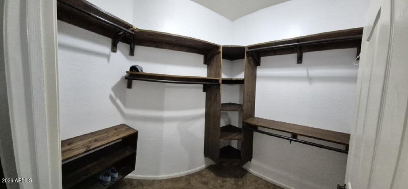 Primary closet