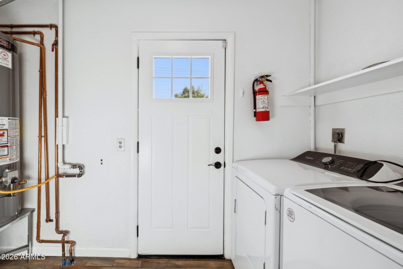 Indoor Laundry room