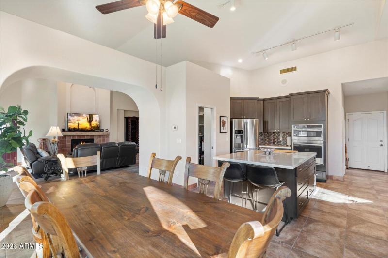 Kitchen and Living Room