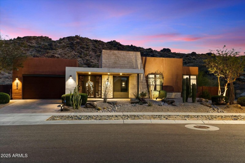 Front View twilight