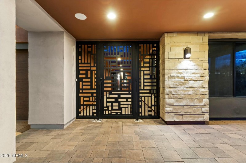 Front Iron gate