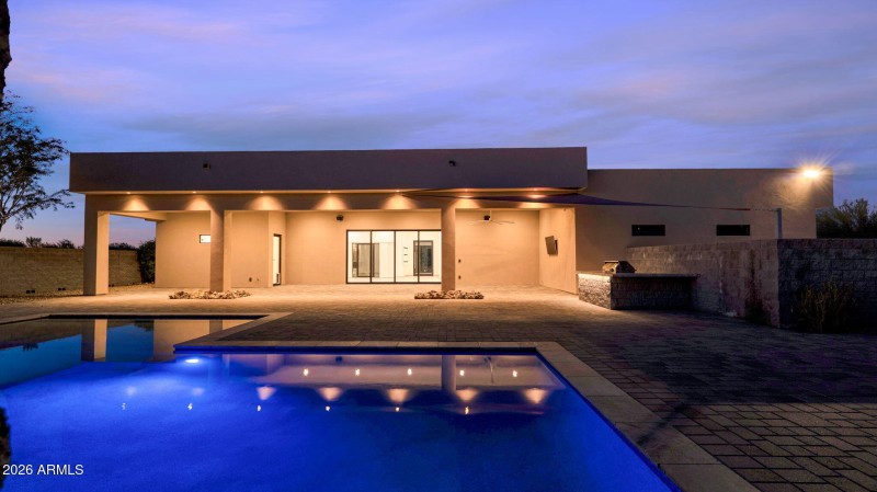Backyard + Pool