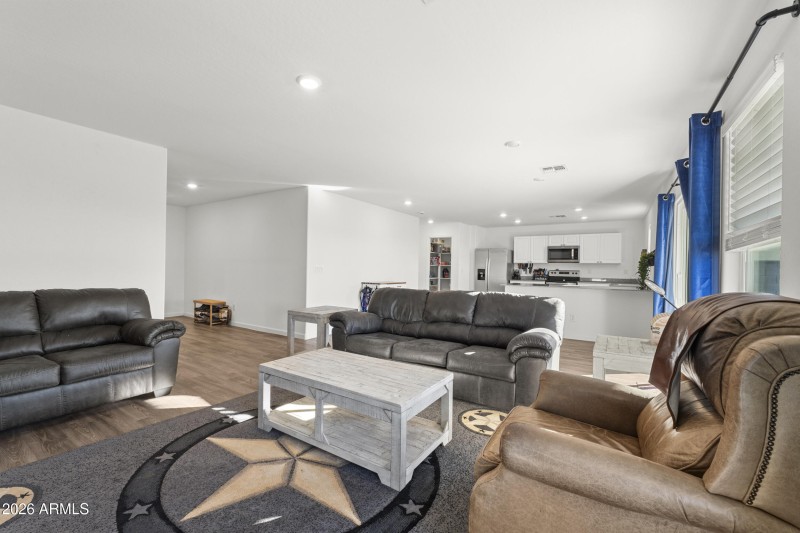 Open-concept living area