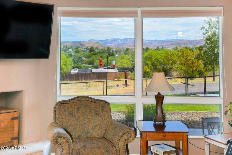 Upstairs Living Room Red Rock Views