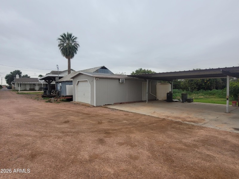 Carport for Modular # 1 and garage