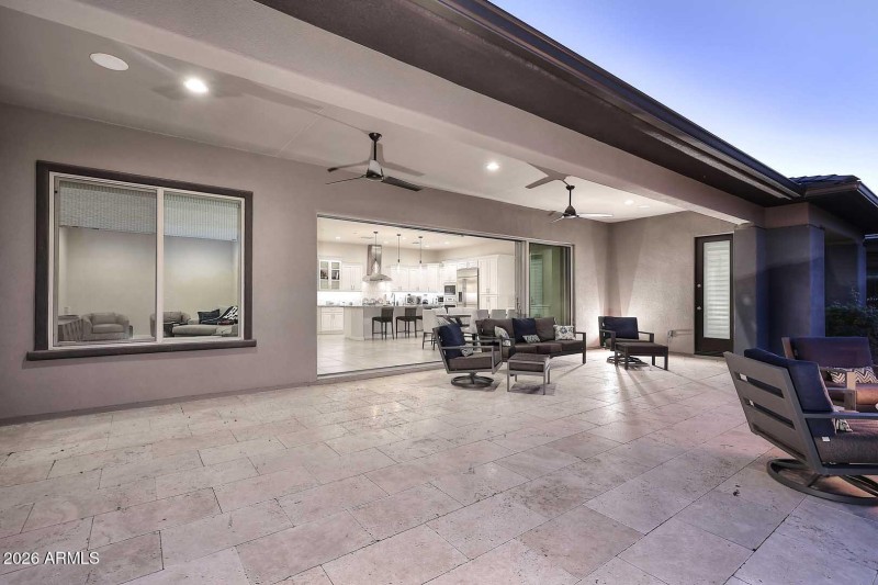 Night-Covered Patio