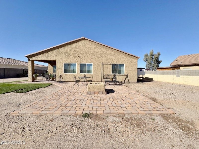 Extended patio