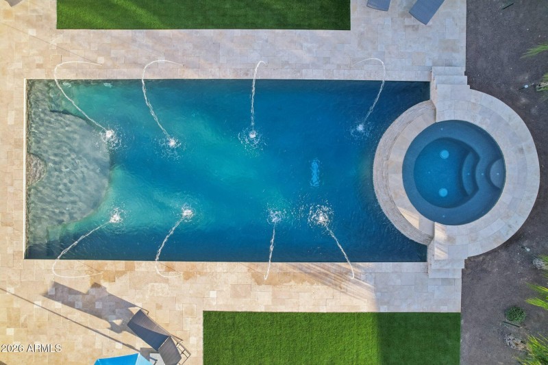 Drone Pool Spa