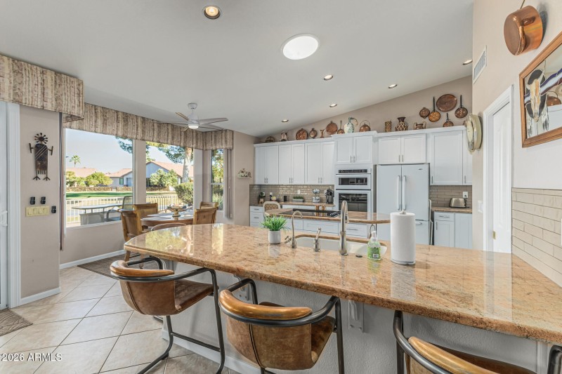 Golf Views from the Kitchen