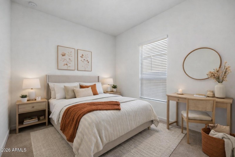 Virtually Staged Guest Bed 2