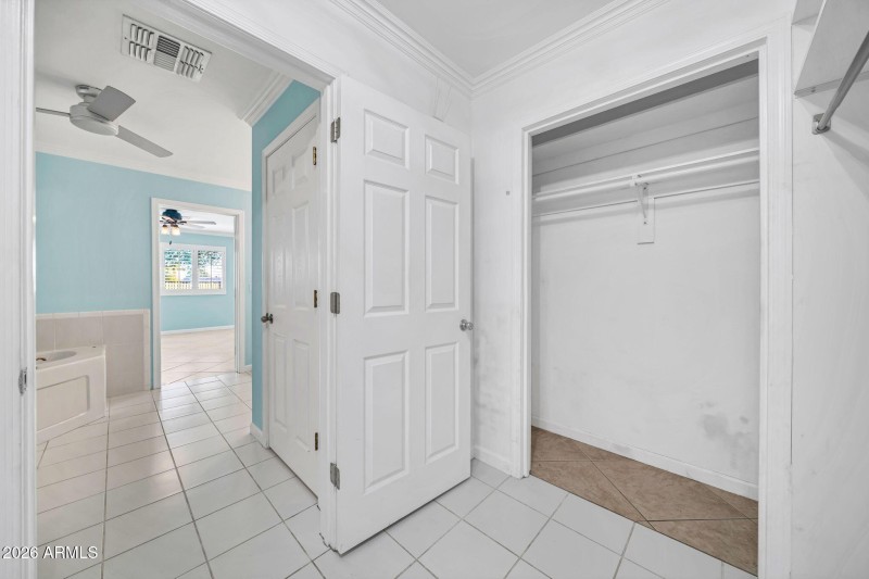Additional Primary Closet Space