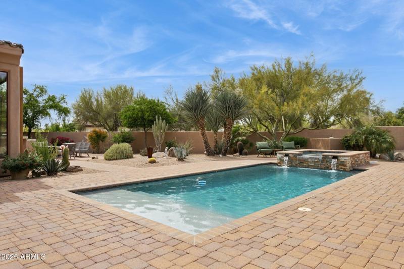 Heated pool and spa