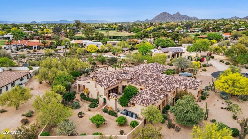 Aerial Front of Home