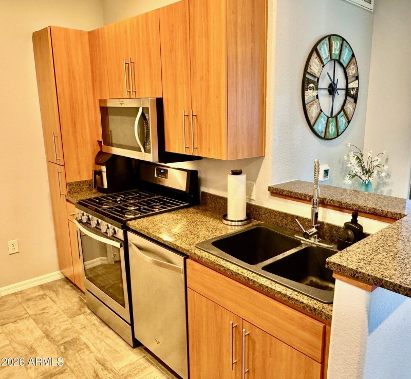 Kitchen range & sink