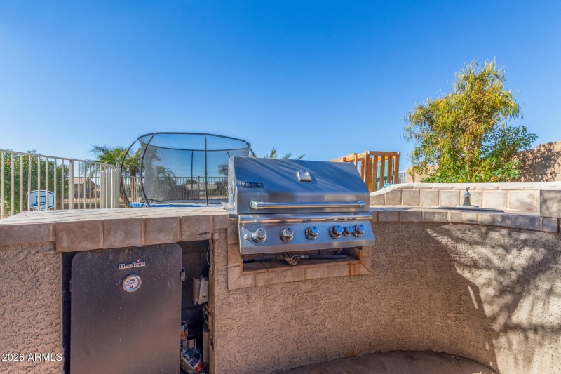 Built in grill