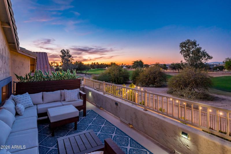Upper Deck Sunset