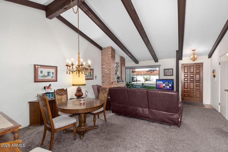 Open dining area