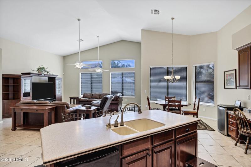 Kitchen to Family room
