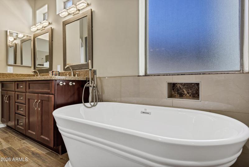 Beautiful soaking tub