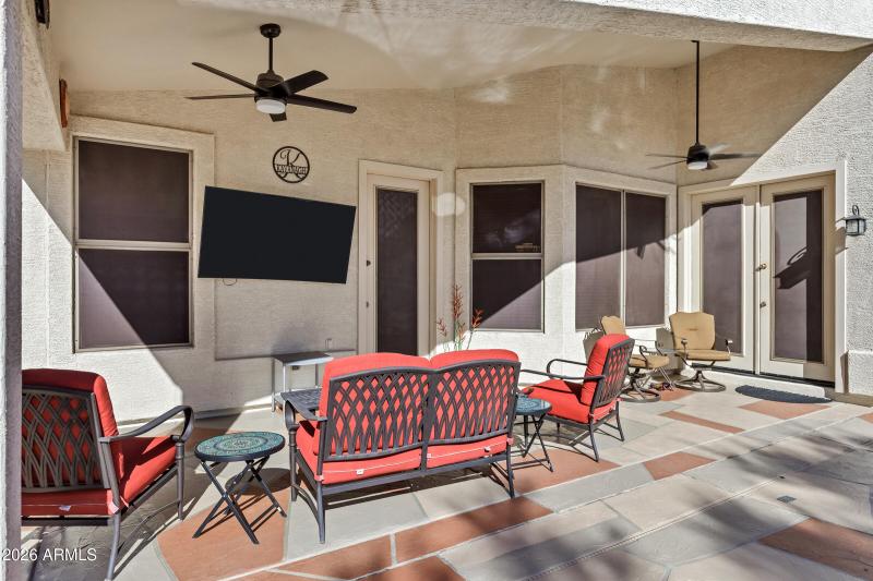 Covered patio