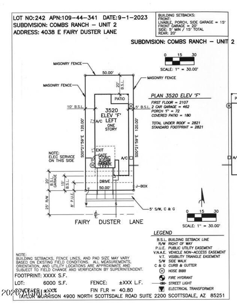 Plot Plan
