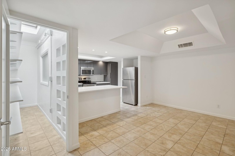 Large Panty Off Kitchen and Dining area