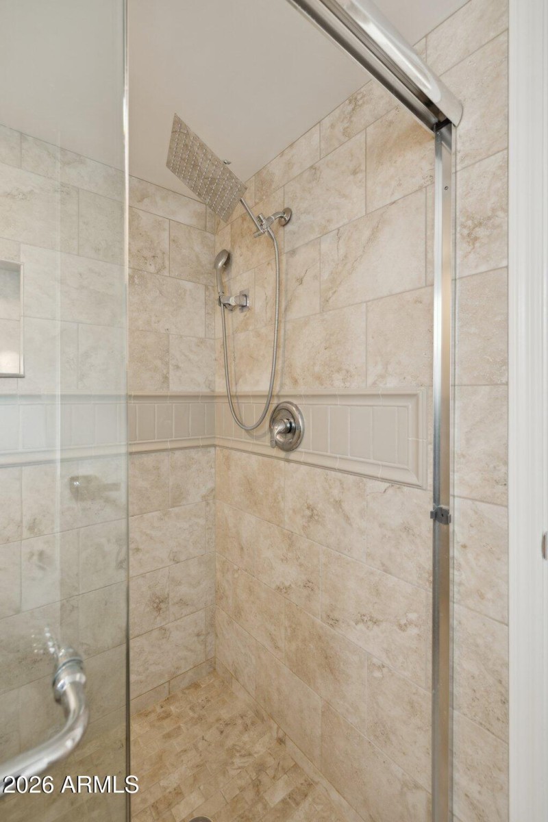 Separate shower In Primary Bath