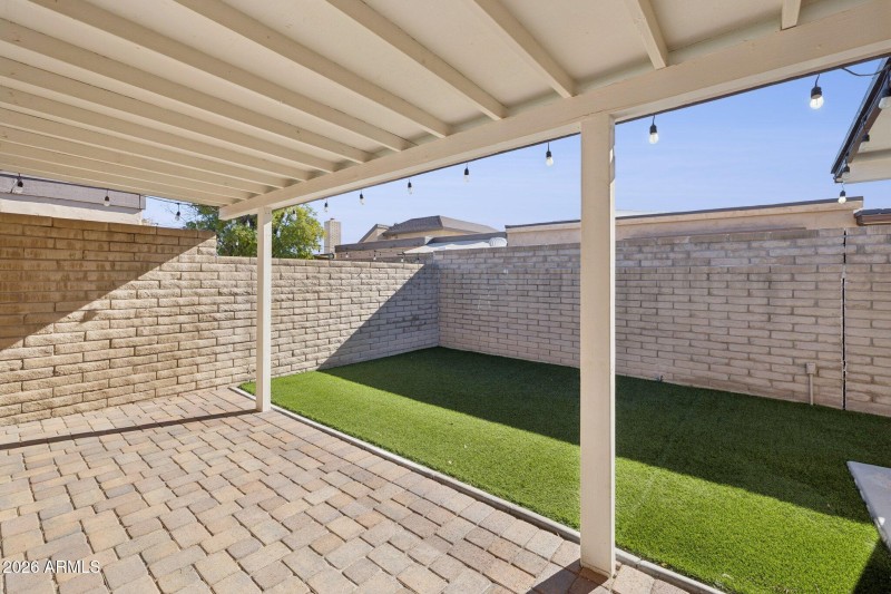 Covered Back Patio