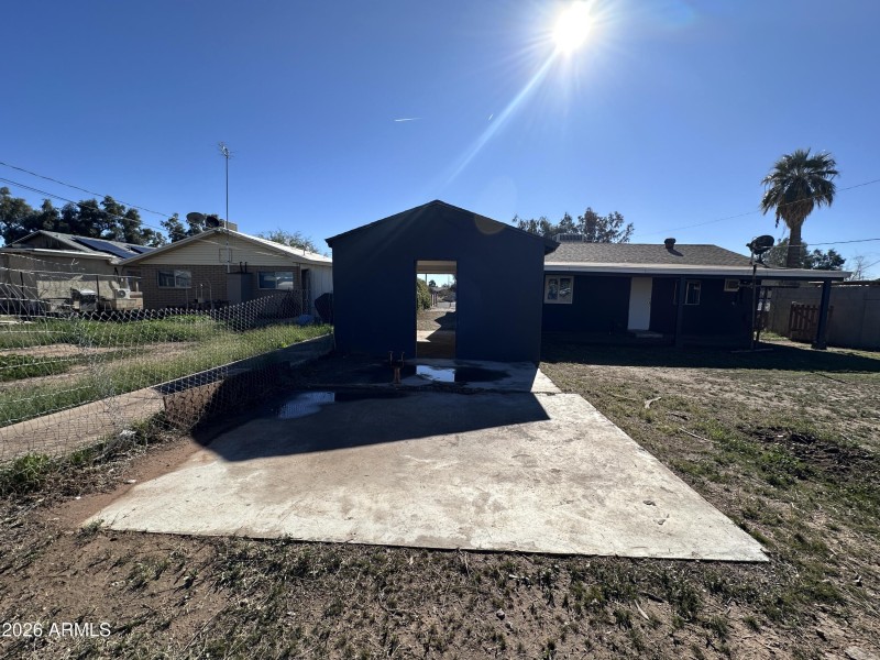 Back of home