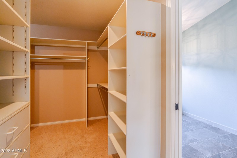 Primary closet