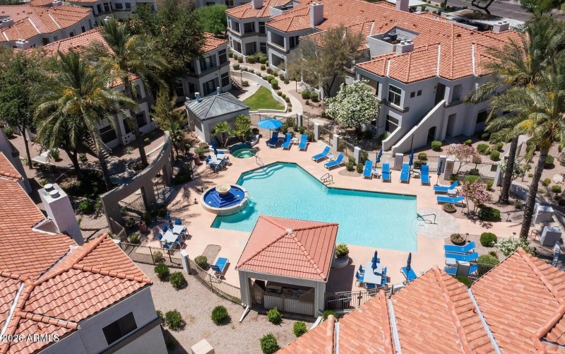Arial Pool and Spa