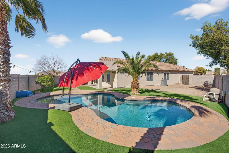 Backyard view