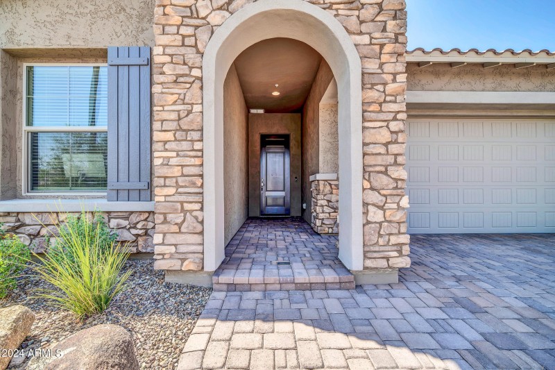 Paved entry
