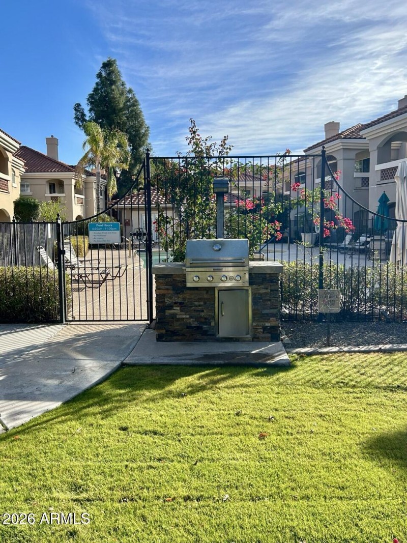 Built In BBQ Area