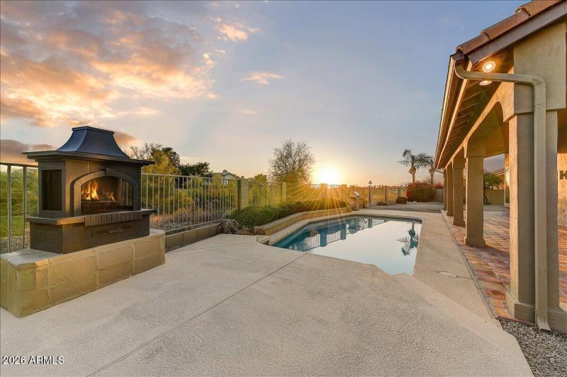 28-Backyard Fireplace