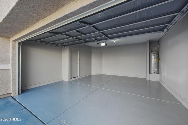 Garage with Epoxy Floors