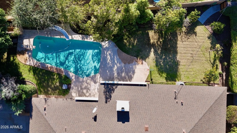 Private Backyard Pool Oasis