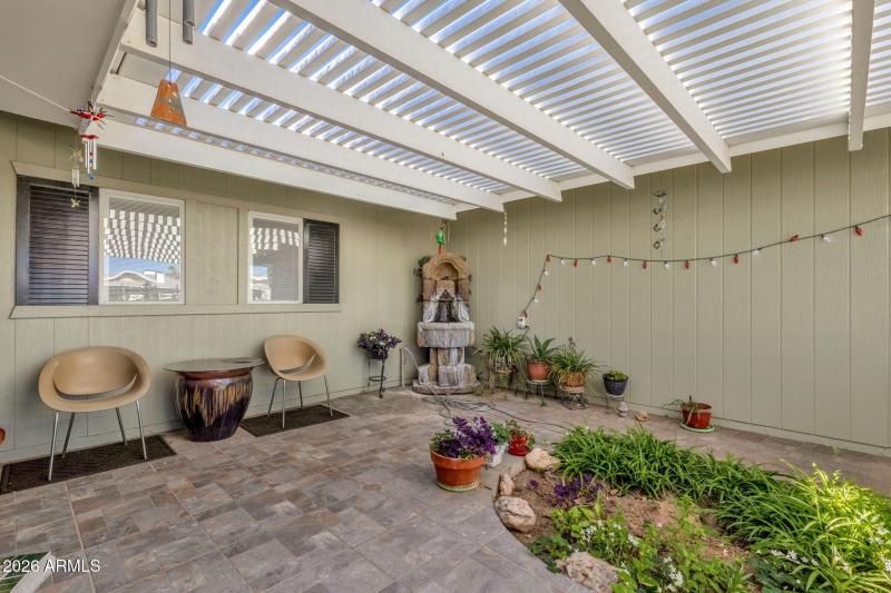 Private courtyard