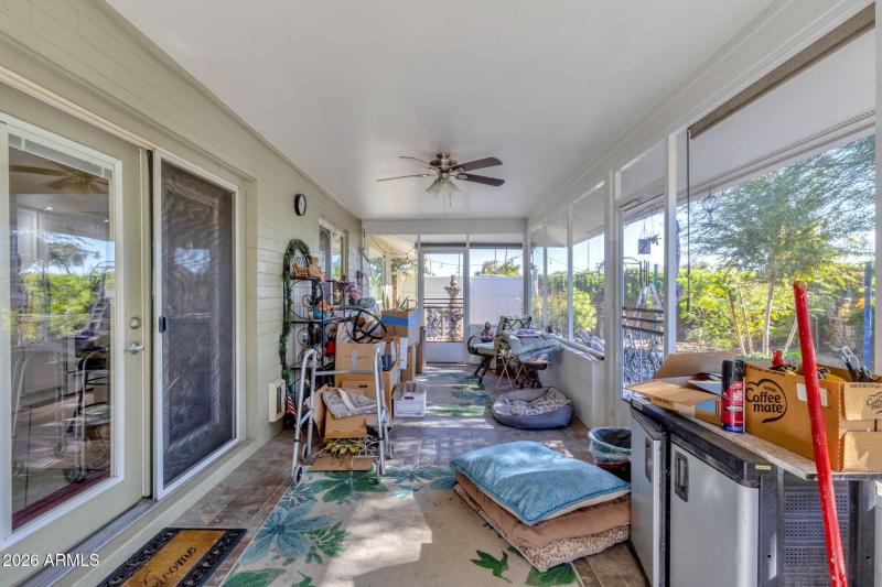 Covered patio