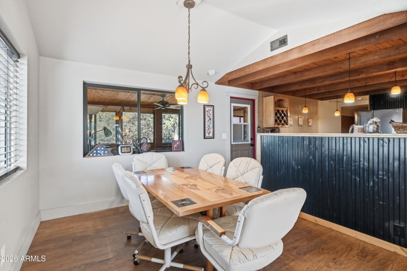 Dining area up