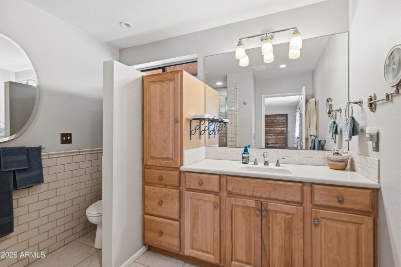 Master bathroom up
