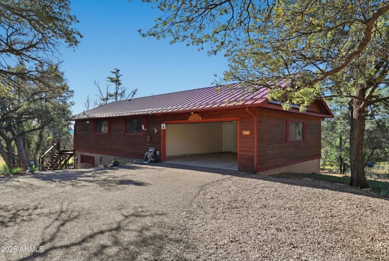 Back attached garage