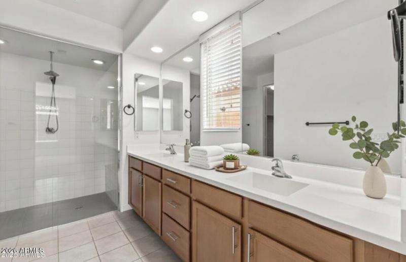 virtually staged bathroom