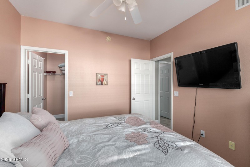 Bedroom 2 w/ large closet