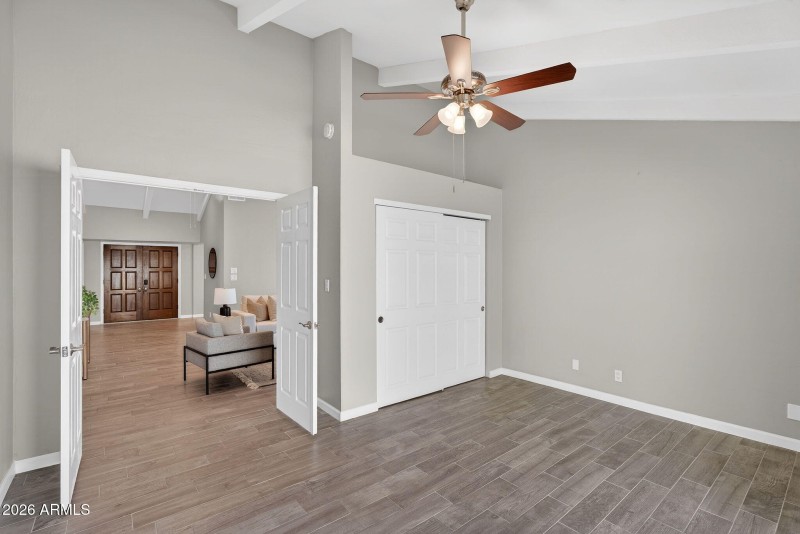 Vaulted Secondary Bedroom