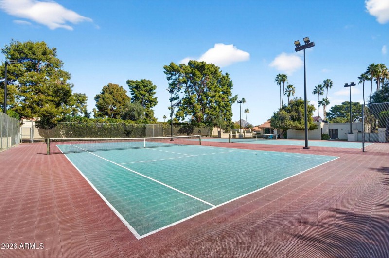 Lighted Tennis Courts