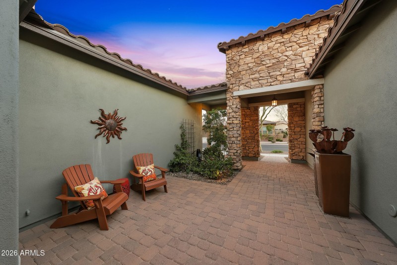 Courtyard Entry