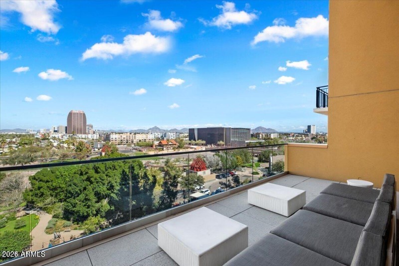 Private Balcony with City Views