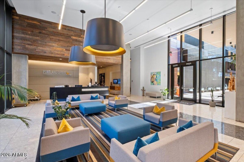 Spacious Lobby Lounge Seating