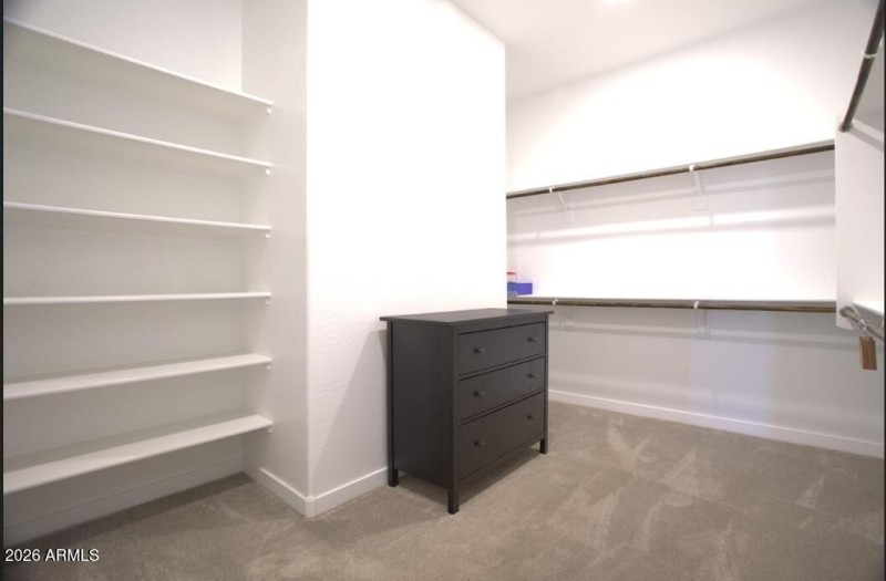 Primary closet